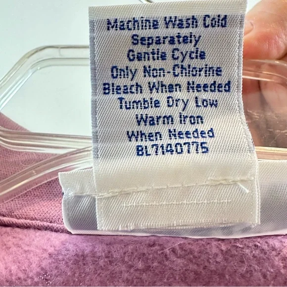 Vintage 80s Blair Purple Zip Up Vest Size L - Picture 4 of 7